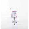 Pleaser - ADORE708 Sandale à bride à la cheville - Transparent/Violet Product image